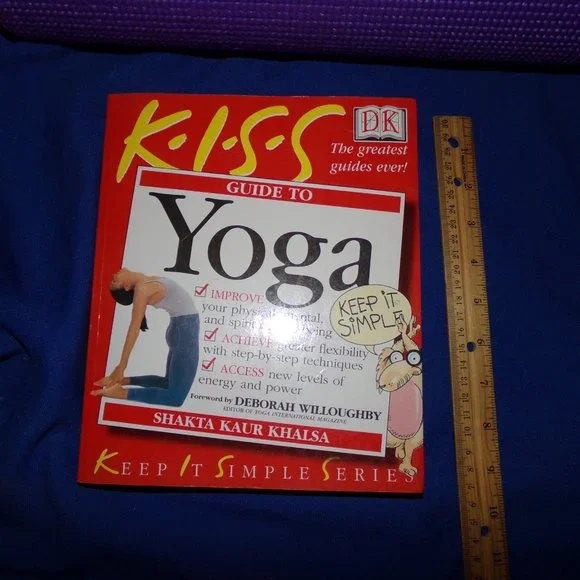DK Keep It Simple Series (KISS) Yoga Book & New Purple 5 mm Yoga Mat - Picture 5 of 16
